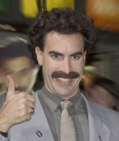 Baron Cohen as Borat, 2006