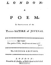 Title page of London second edition