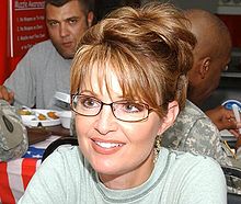 Palin visits soldiers of the Alaska National Guard, July 24, 2007.