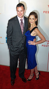 Gellar and husband Freddie Prinze, Jr. at the 2007 Tribeca Film Festival