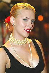 Johansson at the premiere of a Girl with a Pearl Earring at Toronto International Film Festival in 2003