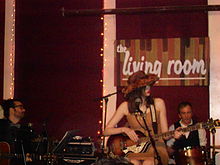 Sean Lennon and Kemp Muhl performing live at The Living Room