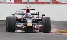 Vettel driving for Toro Rosso at the 2008 Canadian Grand Prix