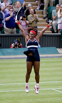 Williams won the singles gold medal at the Olympic Games.