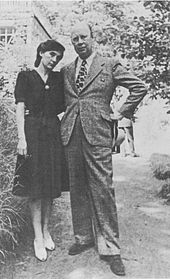 Prokofiev and his partner, Mira