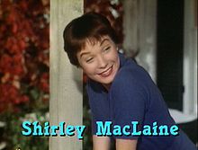 MacLaine in her debut film The Trouble with Harry (1955)