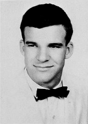 Martin as a high school senior, 1963