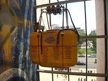 The Spirit of Freedom balloon gondola on display