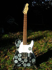 Mirrored Fender Esquire