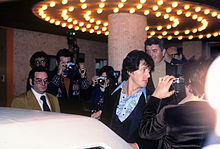Stallone at the premiere of the movie FIST, 1978