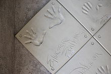 Stallone's handprints