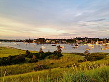 A view of the harbor in Watch Hill, Rhode Island, where Swift owns a vacation home