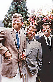 John, Robert, and Ted Kennedy, July 1960[2]