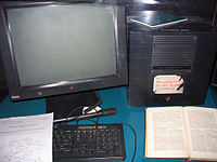 This NeXT Computer was used by Berners-Lee at CERN and became the world's first web server