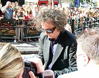 Burton at premiere of the film in 2005.