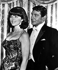 Louise with Gene Barry from the television series Burke's Law (1964).