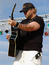 Toby Keith playing guitar