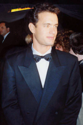 Hanks at Governor's Ball party after 61st Academy Awards, March 29, 1989