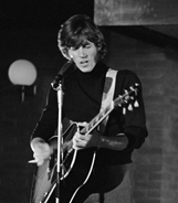 Gibb playing Gibson J-160E on Dutch television Twien in 1968