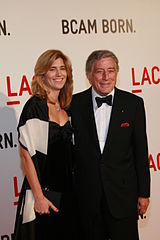 Bennett and wife Susan Crow at the opening of the Broad Contemporary Art Museum in Los Angeles in 2008