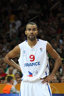 Parker with French national team in 2011.