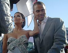 Parker with Eva Longoria at the 2008 Emmy Awards