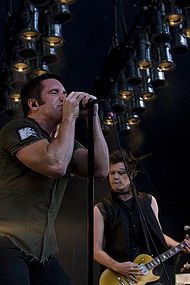 Trent Reznor and Robin Finck, Santa Barbara, California 2009.