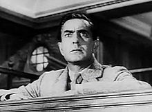 Power as the accused murderer in the 1957 adaptation of Agatha Christie's Witness for the Prosecution