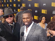 Kilmer with 50 Cent at the AMAs 2009.