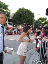 Hudgens at the premiere of Bandslam, August 6, 2009. Her portrayal of Sa5m garnered her critical acclaim.