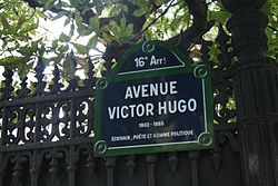 Avenue Victor-Hugo in Paris.