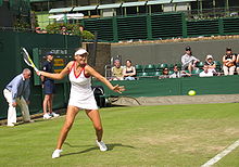 Azarenka at Wimbledon 2008