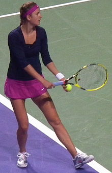 Azarenka at the 2011 WTA Tour Championships