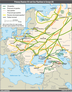 Under Putin, Russia strengthened its position as a key oil and gas supplier to much of Europe.