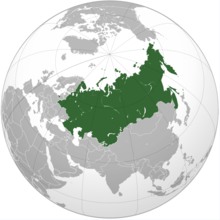 The proposed Eurasian Union with the most likely immediate members: Russia, Belarus, Kazakhstan and Kyrgyzstan.