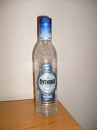 Vodka Putinka. Some vodkas in Russia are named after politicians.