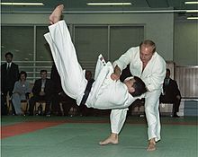 Putin on a tatami at the Kodokan Institute in Tokyo on 5 September 2000.