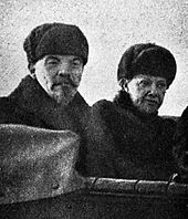 Lenin and his wife, Nadezhda.