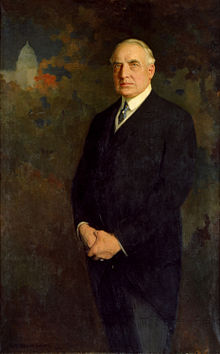 President Warren G. Harding 1921–1923 Official White House Portrait