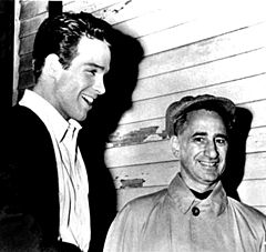 with director Elia Kazan, 1961