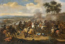 Battle of the Boyne between James II and William III, 12 July 1690, Jan van Huchtenburg
