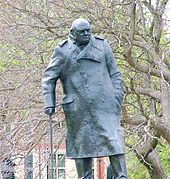 Statue in Parliament Square, London