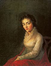 1782 portrait of Constanze Mozart by her brother-in-law Joseph Lange