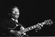 B.B. King in concert in France 1989