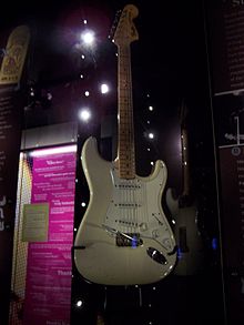 The Fender Stratocaster Hendrix played at Woodstock.