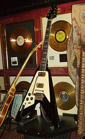 Hendrix's Gibson Flying V guitar