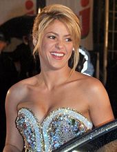 Shakira at the NRJ Music Awards in 2012.