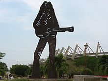 Statue of Shakira in Barranquilla, Colombia.