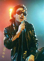 Bono as his alter-ego "The Fly" on the Zoo TV Tour in 1992