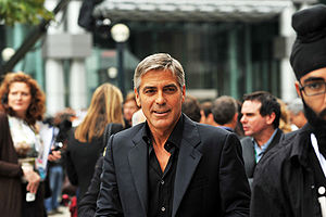 George Clooney at the premiere of The Men Who Stare At Goats in the 2009 Toronto International Film Festival